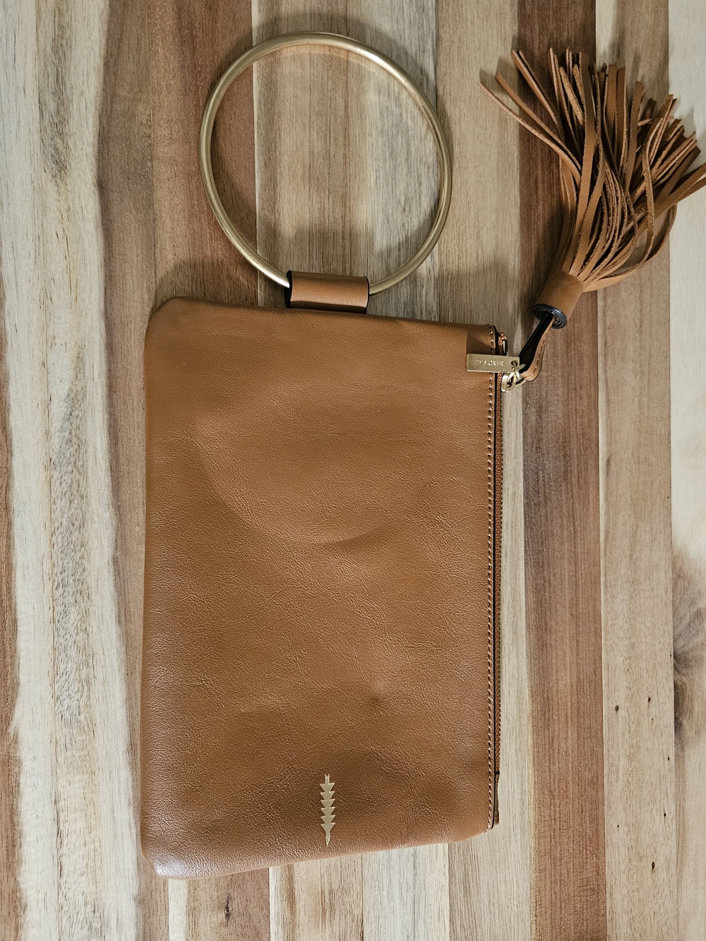 Thacker Tassel Ring Wristlet Clutch